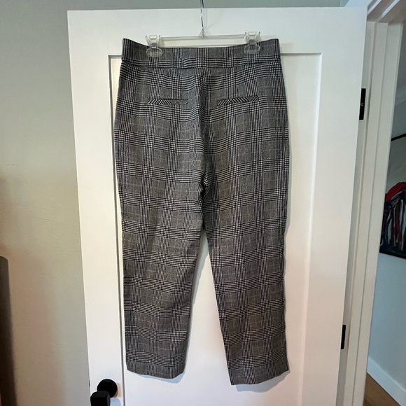 Veronica Beard Gemini Check Crop Pants - Picture 2 of 7